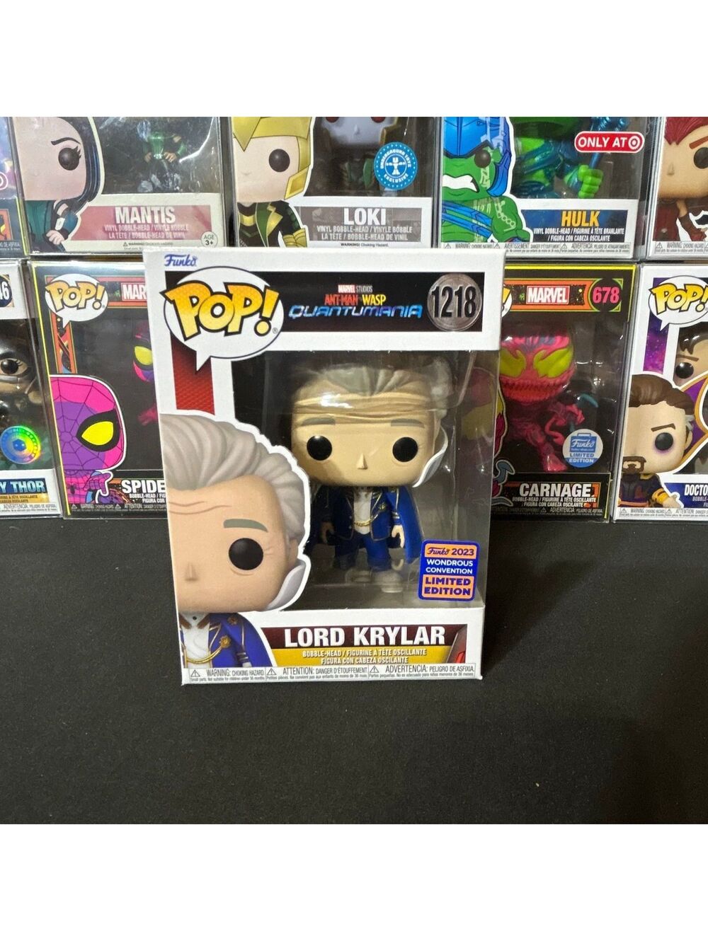 Funko Pop Marvel Ant-Man Wasp Quantumania Lord Krylar 1218 2023 Wondrous Con Exc